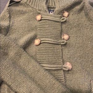 American eagle zipped and button sweater